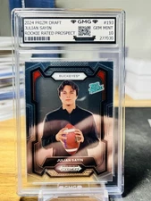 2024 Prizm Draft Julian Sayin Rated Prospect GMG Graded 10 Gem Mint 💎 Rookie RC
