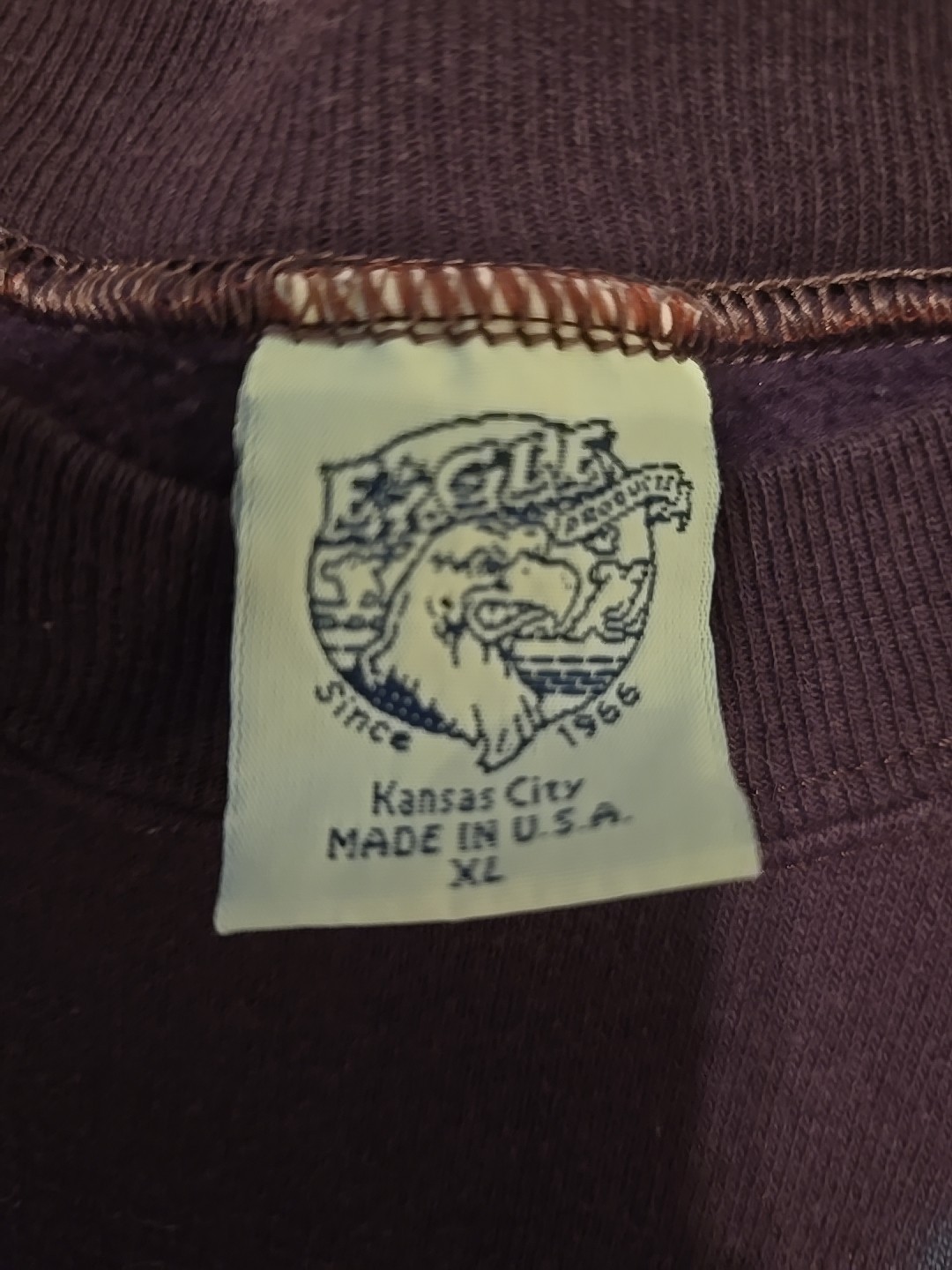 Vintage Eagle Products Boulder Juctions Wi Sweater Size XL