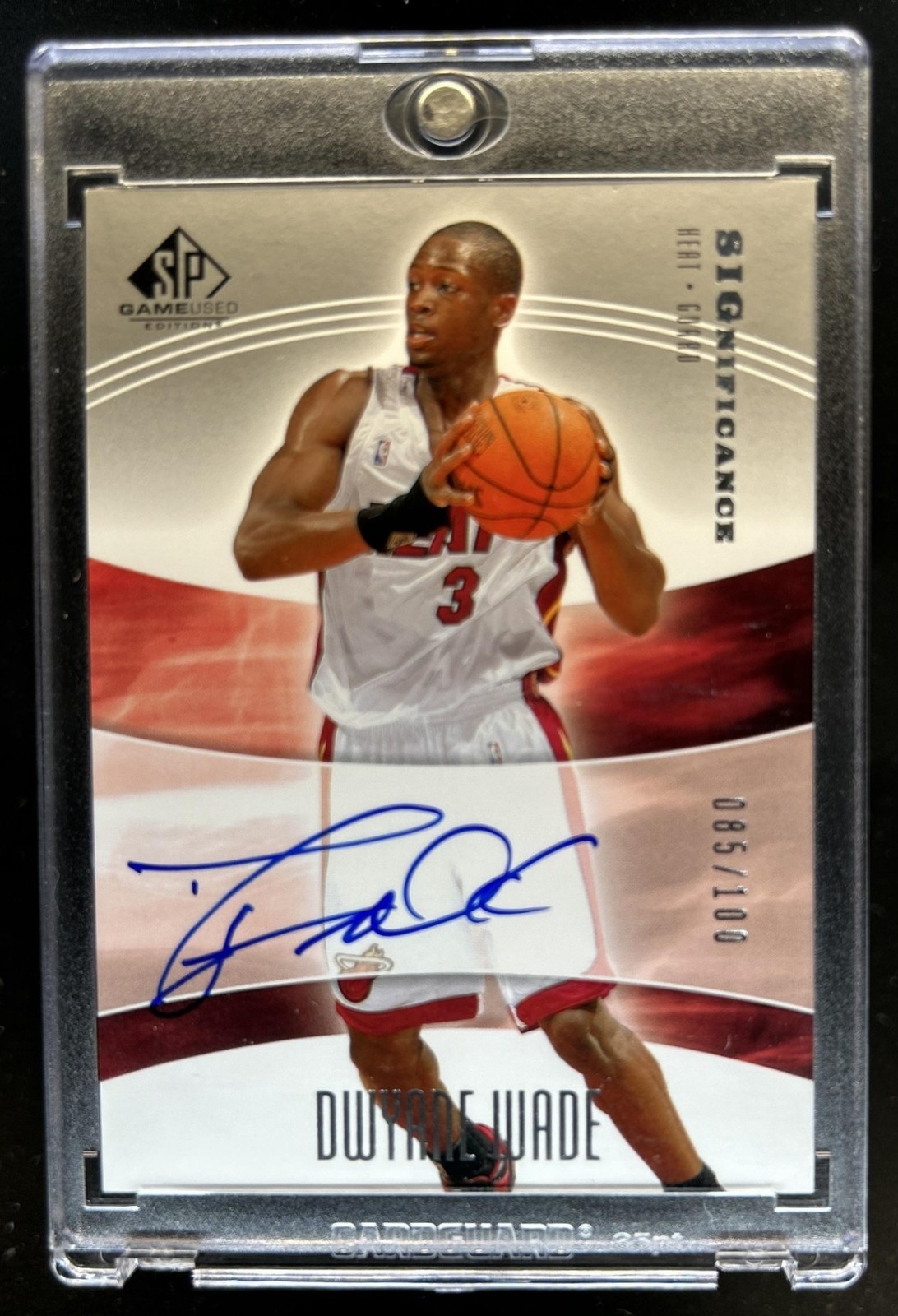 2004-05 SP Game Used Dwyane Wade SIGnificance Auto Autograph #/100 Heat