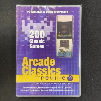 Arcade Classics from Revive 200 Classic Games (Windows PC) - Brandneu Sealed