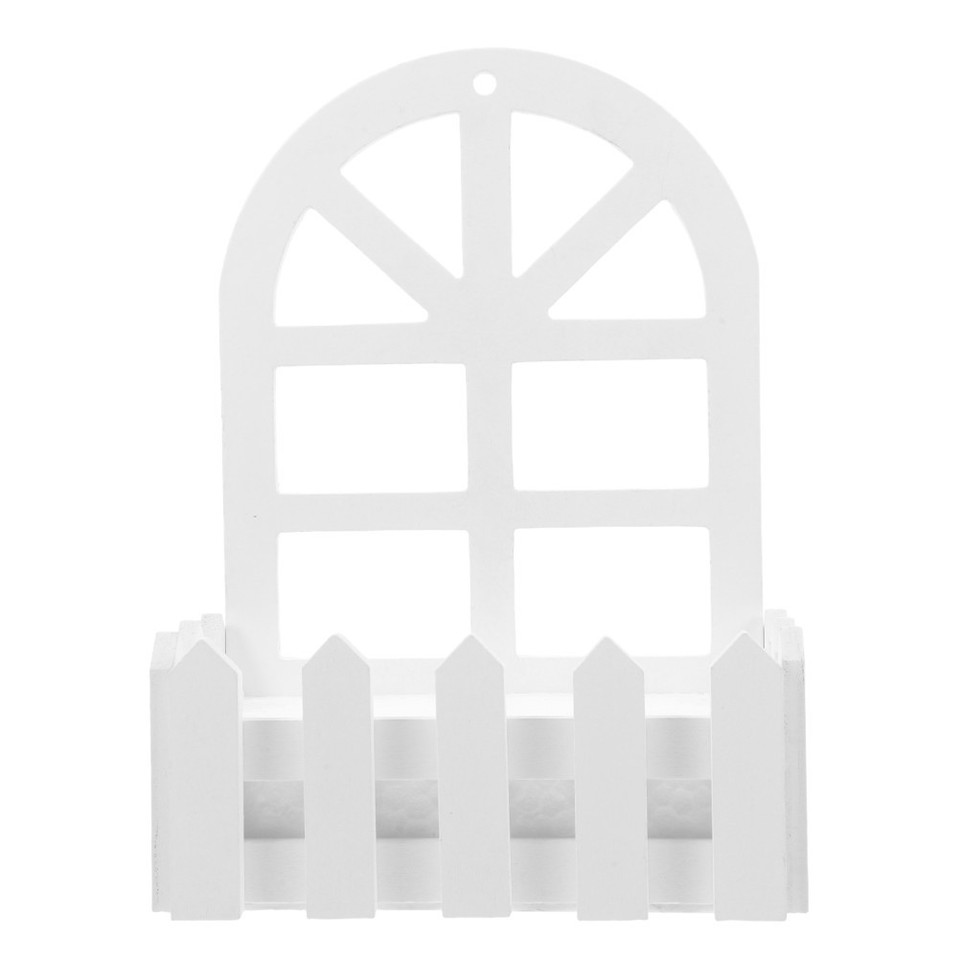 Hanging Planters for Outdoor Plants Picket Fence Rectangle Decorative ...