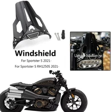 Front Windshield Wind Screen Deflector For Harley Sportster S RH1250S 2021-2025