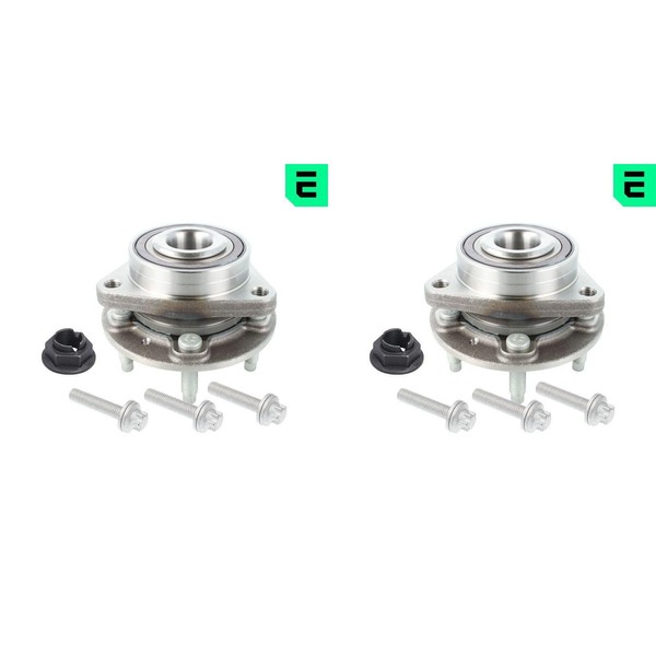 2X Optimal RADLAGER-SATZ Vorne Links+Rechts Passend FüR Opel AMPERA-E Astra-image