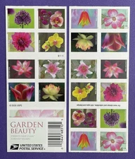🌸 🌷USPS sheet /Booklet OF Forever Stamps Floral Retired Unused🪻🪴