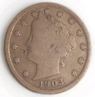 Photo of a 1903-P Liberty Nickel from an eBay sale