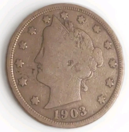 Photo of a 1903-P Liberty Nickel from an eBay listing that sold on Jul 22, 2026