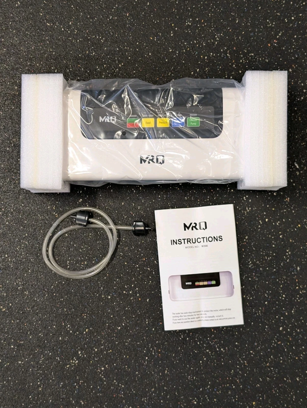 MRQ W300 Vacuum Sealer Food Saver Machine, Manual, Wet/Dry Modes