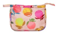 Oilily Cam Cosmetic Bag Kosmetiktasche Shifting Sand Bunt Beige Neu