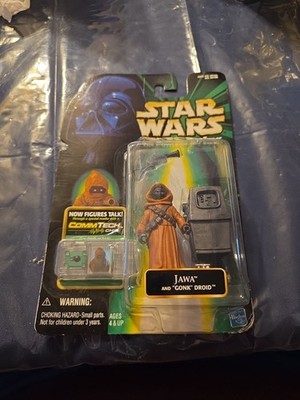 Star Wars POTF Jawa & ''Gonk'' Droid. Also Comes With CommTech Chip