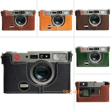 For Leica CM Handmade Genuine Real Leather Half Camera Case Bag Cover