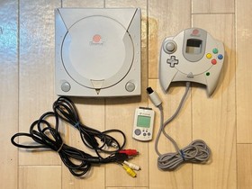 Boxed Sega Dreamcast White Console HKT-3000  JAPAN  Dream cast YUKAWA BOX 2games