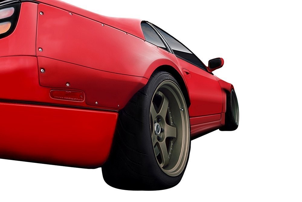 LiLi品 Duraflex 2dr Coupe Pm-z Rear Fender Flares 5 PC for 300zx