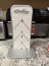 Oakley 3 Tire Sunglasses Display Stand All Metal White Inlay RARE!! 