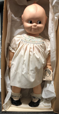 Vintage 1983 Rose O'neill Kewpie doll 24'' Jesco Cameo dolls #1027