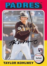 2024 Topps Heritage - Rookies Taylor Kohlwey #154 (RC) Padres