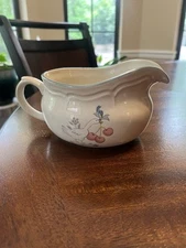 Marmalade International China Stoneware Gravy Boat Goose and Cherries