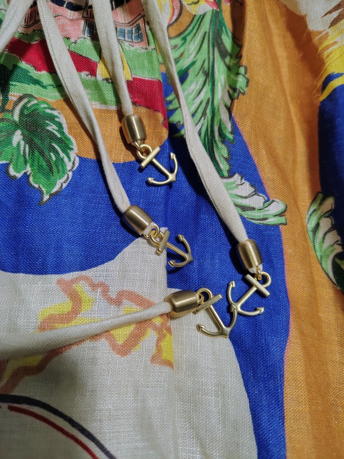 Zimmermann Alight Picnic Dress Nautical Map Size 0P *The White Lotus*