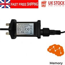 31V 6W Power Supply Adapter Transformer Replacement LED Fairy Light IP44 Plug