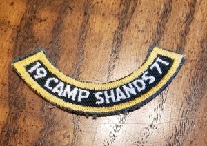North Florida Fl Fla Council Camp Shands  Summer 1971 Camp Camper Rocker BSA