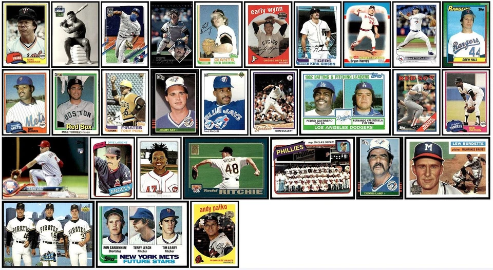 Lote misto de 99 cartões esportivos de beisebol 1962-2022 Washington Senators - Imagem 3 de 3