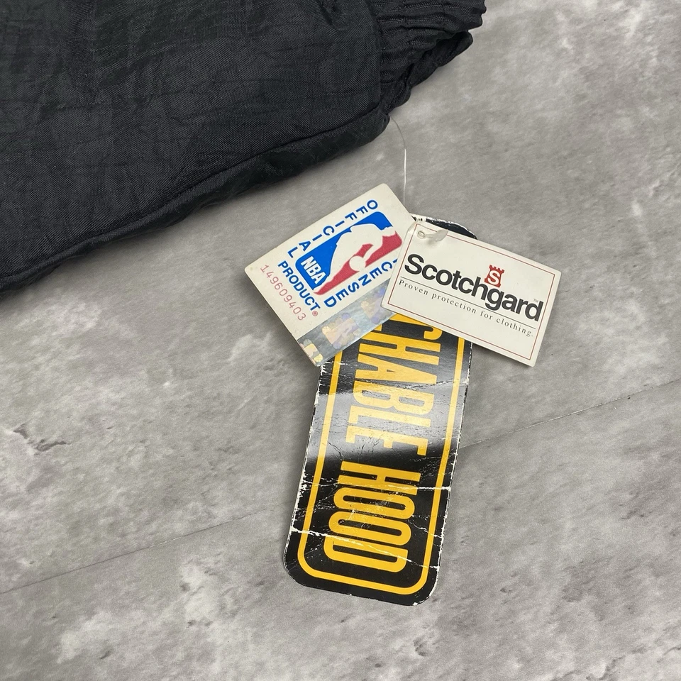 Винтажная детская куртка 90-х PRO PLAYER CHICAGO BULLS 5 М пуховик на молнии с капюшоном NBA - Изображение 4 из 4