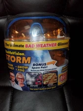 Battle Vision Storm UV & Blue Ray Protection Glasses, BulbHead 