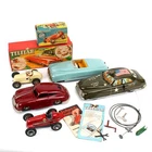 1940-1950 JNL Gescha Louis Marx & Co Wind-Up Tin Toy Car Lot of 5 #X1299