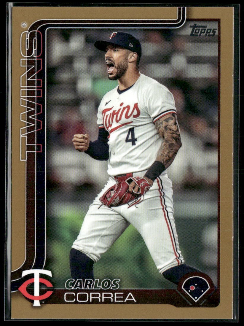 2025 Topps #275 Carlos Correa Gold #/2025