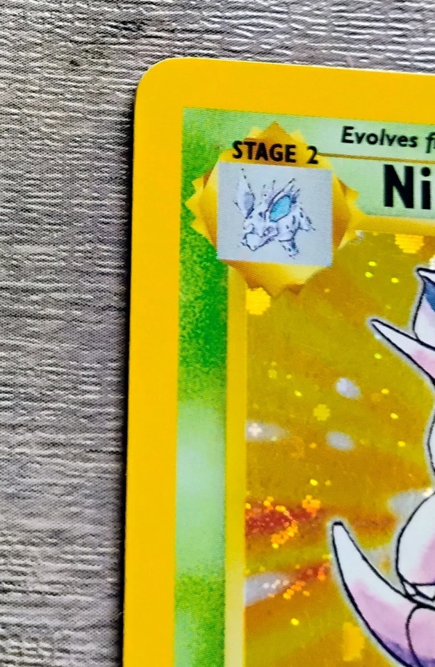 Nidoking 11/130 Holo Rare - Pokemon TCG Base Set 2 WOTC  - Image 3 of 4