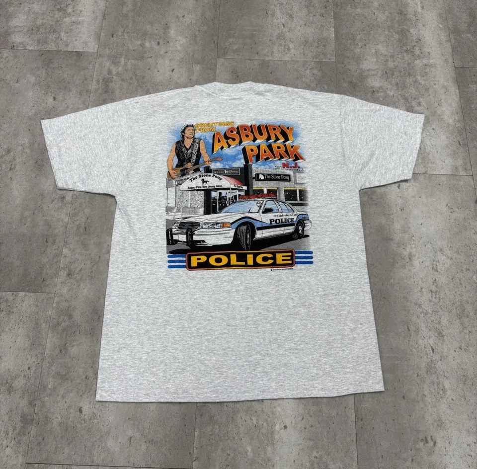 2002 NJ State PBA Bruce Springsteen The Stone Pony Tee Size Large (Preowned) - Image 4 of 4