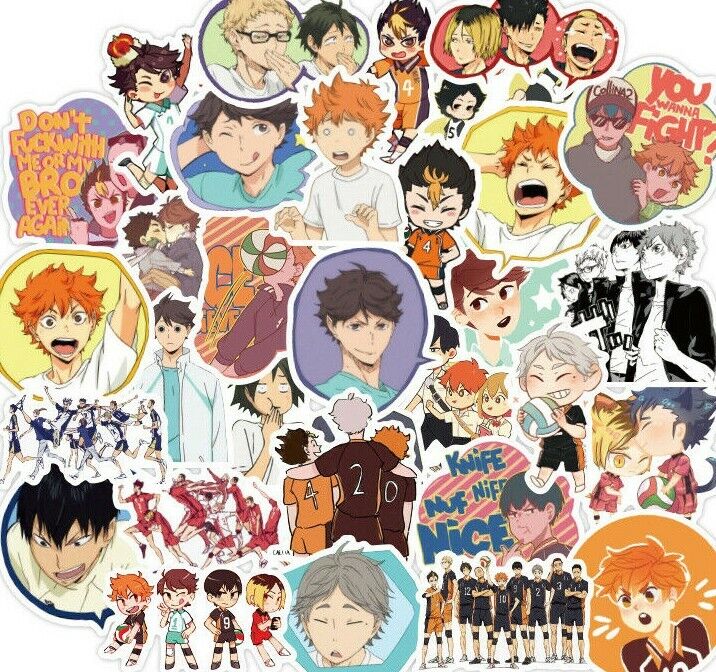 Haikyuu Season 1 Stickers for Sale