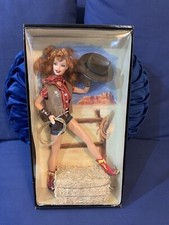 Barbie Pin Up Girls Doll Gold Label 2005 Way Out West Cowgirl Collector Edition