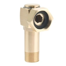 Hourleey Garden Hose Adapter Brass Part Swivel Hose Reel Parts Fittings