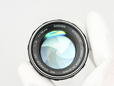 Minolta MD Rokkor 50mm F1.4 MF Standard Lens MD Mount From JAPAN