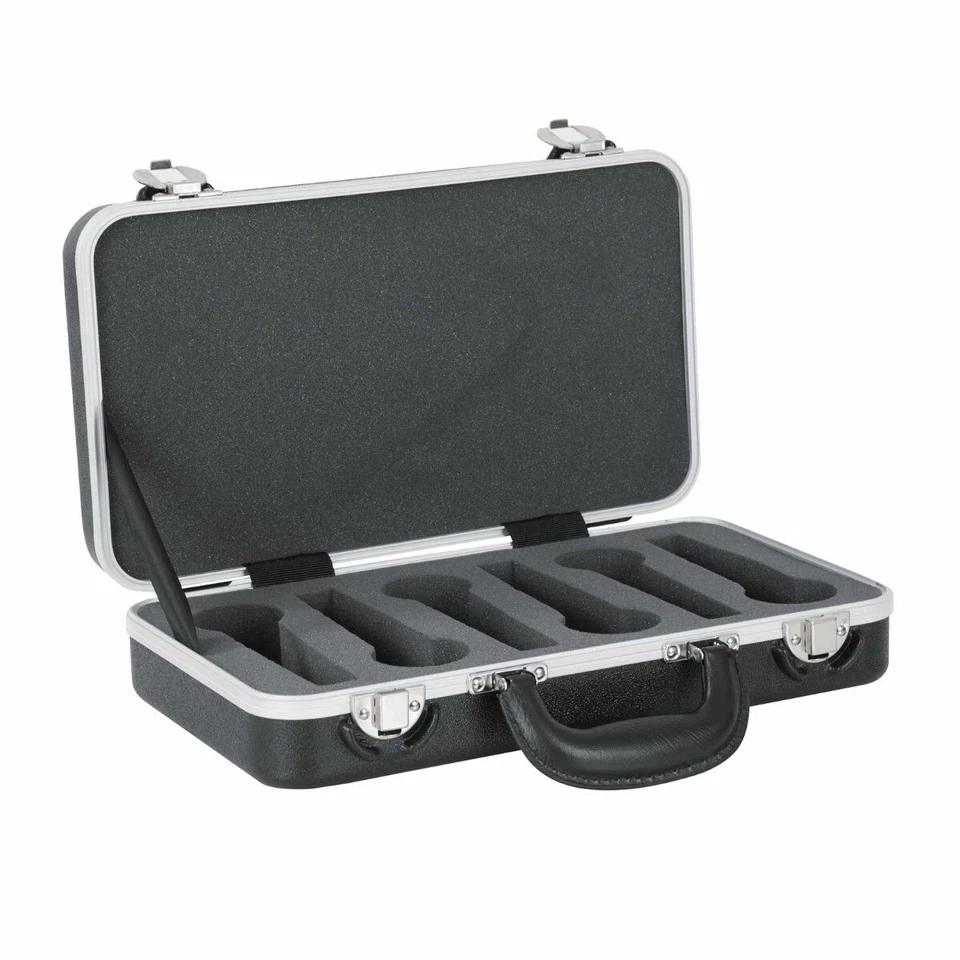 Gator Cases GM-6-PE ATA Molded 6 Slot Microphone Hard Travel Briefcase idjnow - Image 2 of 4