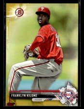 2017 Bowman: Prospects Gold #BP41 Franklyn Kilome #/50 card