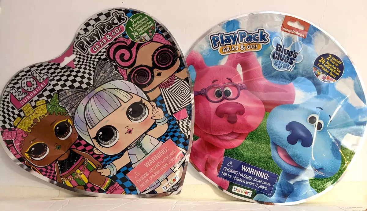 LOL Surprise Play Pack Grab & Go AND Blue's Clues & You Play Pack Grab & Go