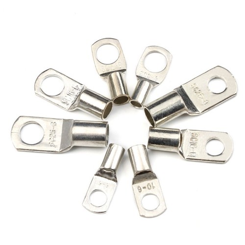 Bague De Câblage Calibre 3/0, Trou De 1/4" - Cuivre Nu, Non Isolé - Pour Connexion Batterie 600V