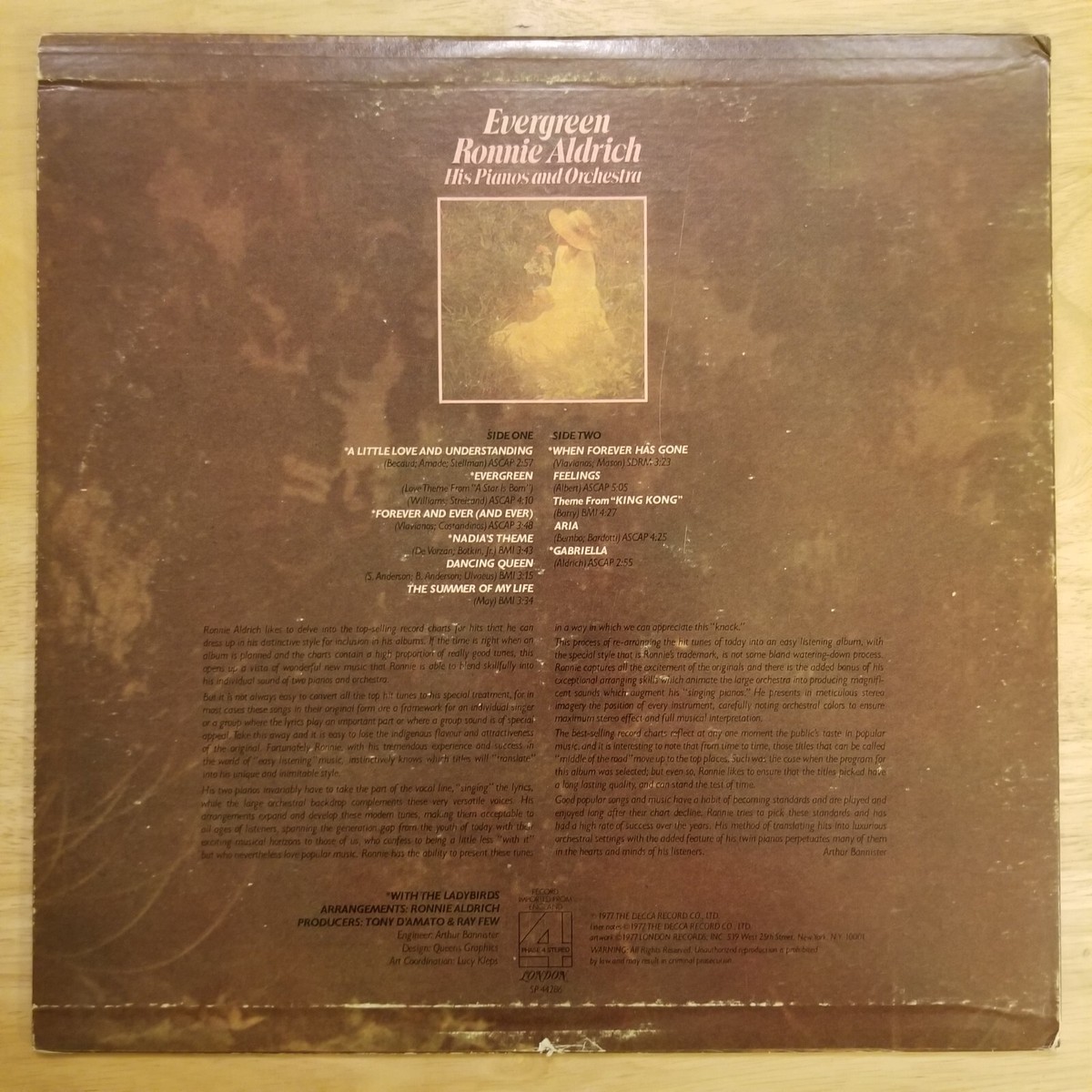 洋楽 Ronnie Aldrich Webb Country CD Ronnie Aldrich And His Orchestra, The Ladybirds – Webb