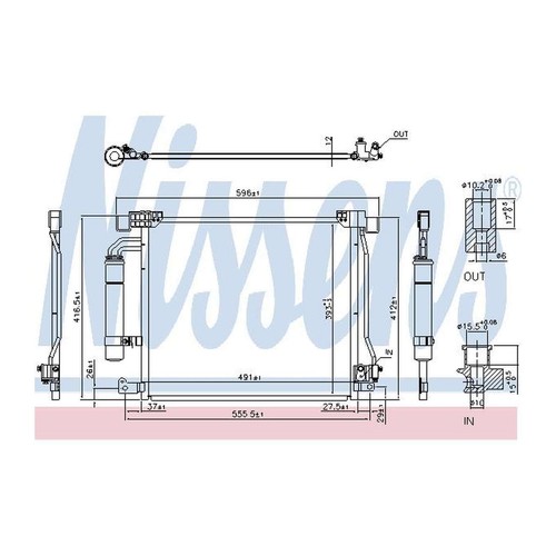 Fits Nissan Juke F15 1.2DiGT Genuine OE Quality Nissens A/C Air Con