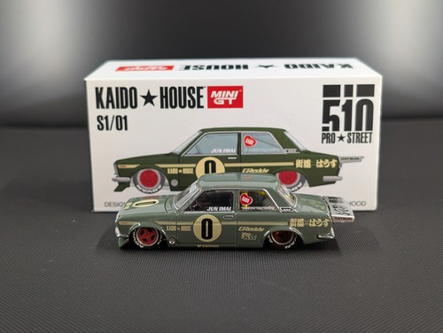 MINI GT X Kaido House S1/01 Datsun 510 Pro verde strada EUR 35,02 MINI GT X Kaido House S1/01 Datsun 510 Pro verde strada EUR 35,02