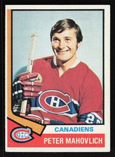 1974-75 Topps #97 Peter Mahovlich Card TCCCX