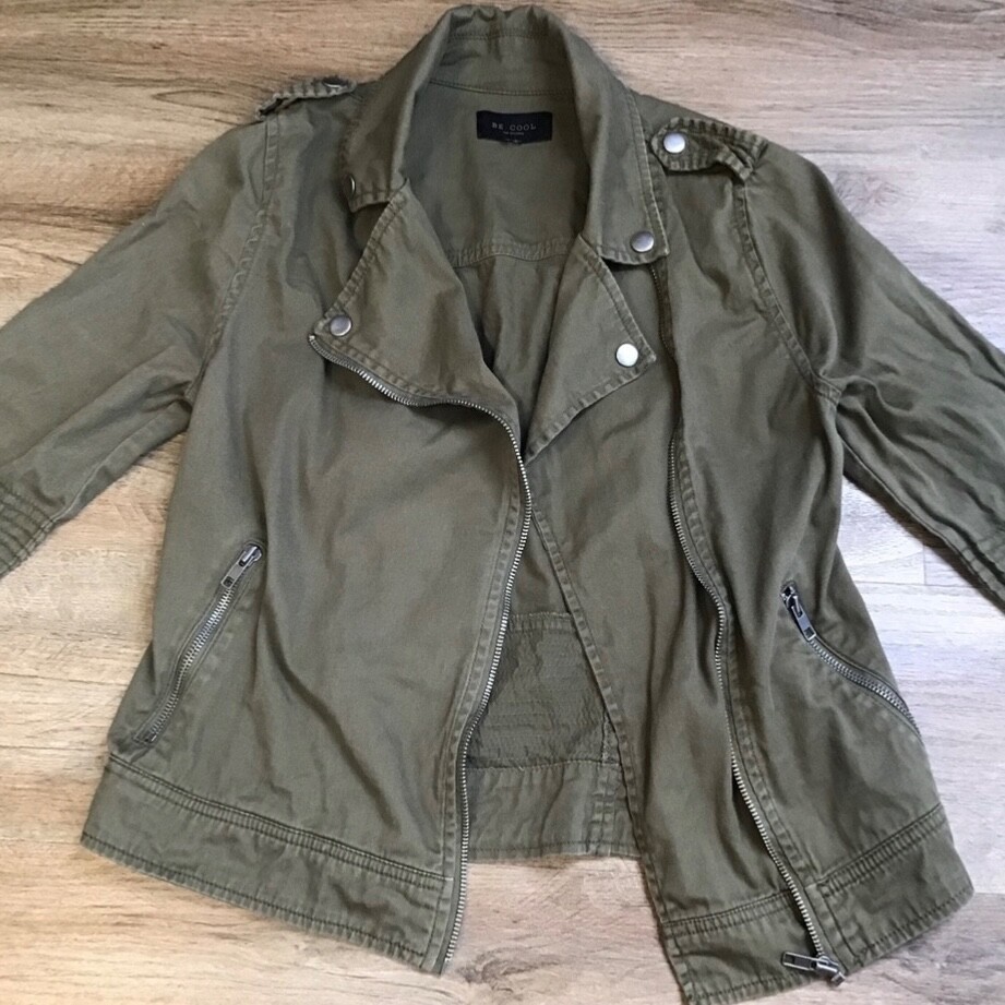 Be Cool Jacket Size Small Utility Asymmetrical Zi… - image 9