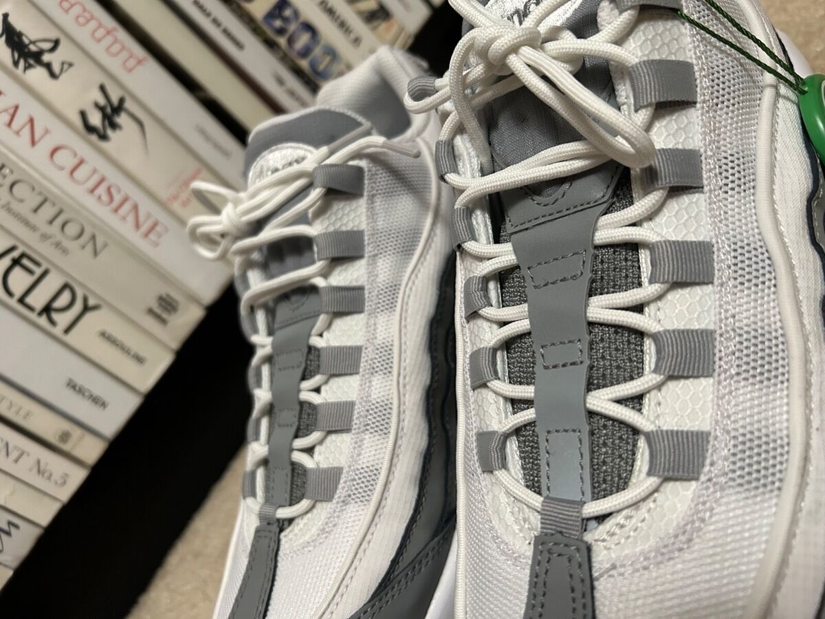 Nike Air Max 95 Essential Particle Grey White Shoes CT1268 Nike Air Max 95 Essential Particle Grey White Shoes CT1268