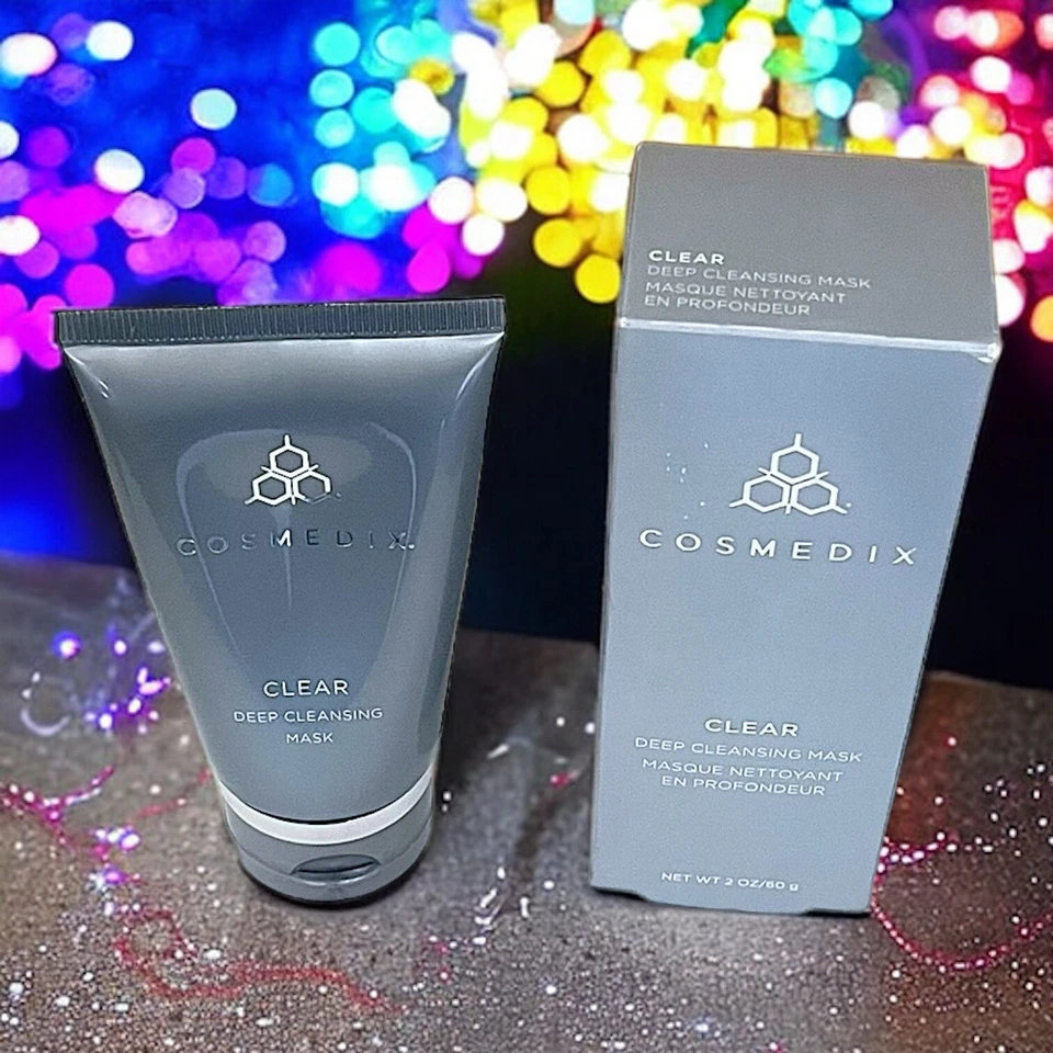 Máscara de limpieza profunda transparente CosMedix 2,0 OZ nueva en caja Foto 3 de 4