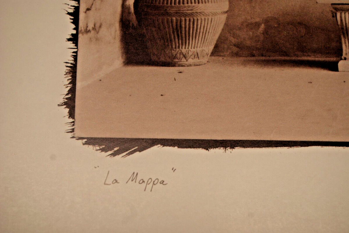 ALAN BLAUSTEIN La Mappa SIGNED 20 x 16 Offset Lithograph 1996