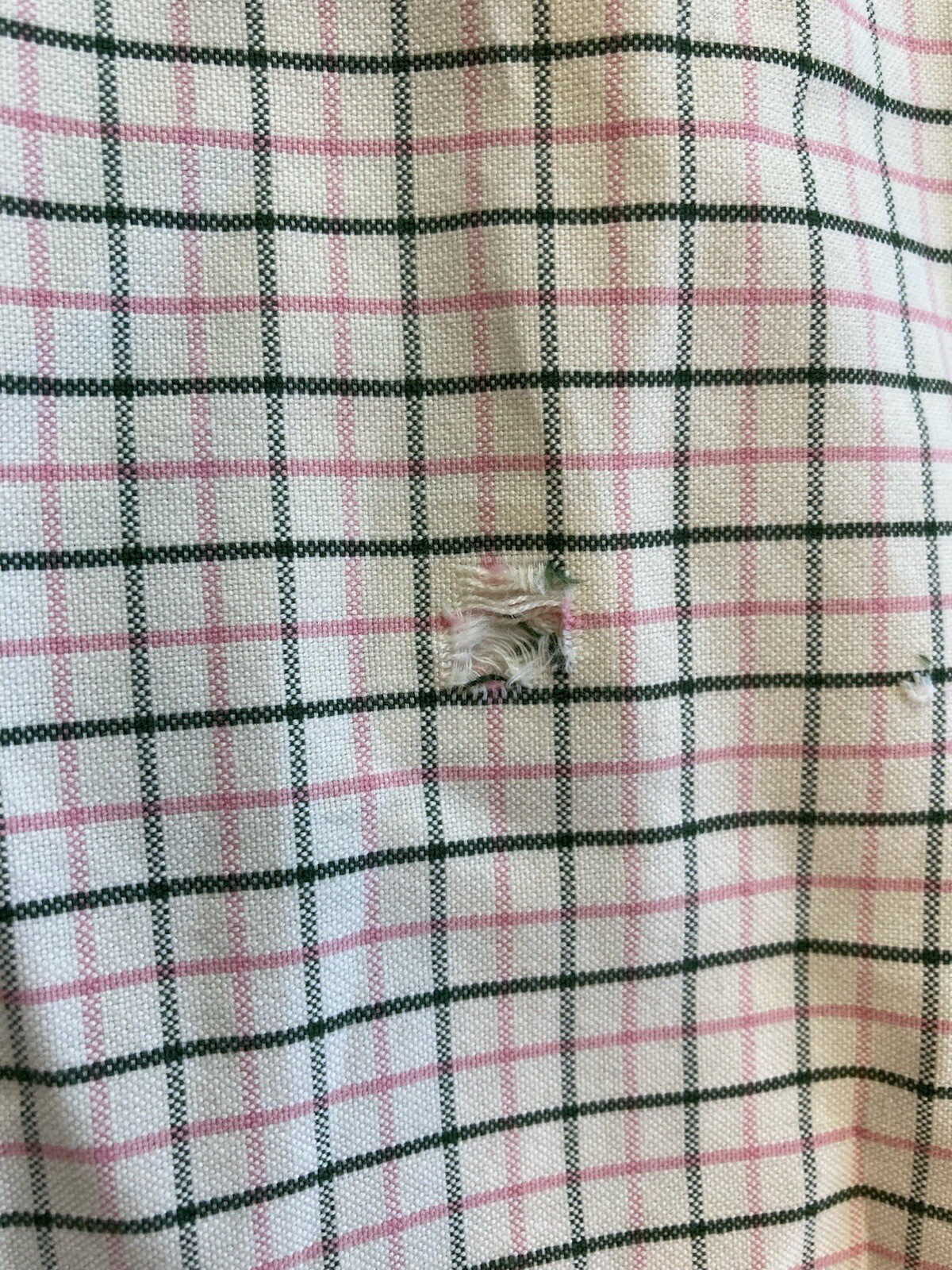 Ralph Lauren Polo Button Down Plaid XL Dress Shirt Rugby Horse Hole See Photos thumbnail 10