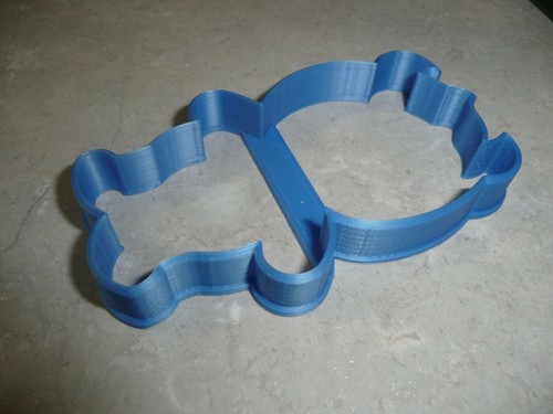 SULLY OUTLINE FURRY BLUE MONSTER CARTOON CHARACTER COOKIE CUTTER USA PR3222 - Picture 3 of 10