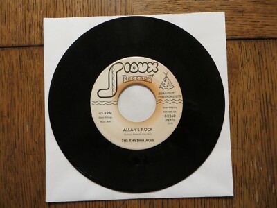 The Rhythm Aces   Allan's Rock / Go Get It 1960 Sioux 82260 7'' Single VG+/Generi