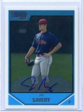 2007 Bowman Draft Picks & Prospects Baseball Cards 33